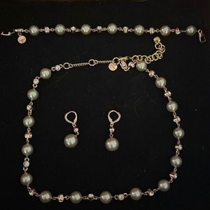 Givenchy Pearl and cubic zirconia accents on rose gold